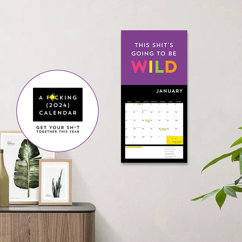 F*cking 2024 Wall Calendar