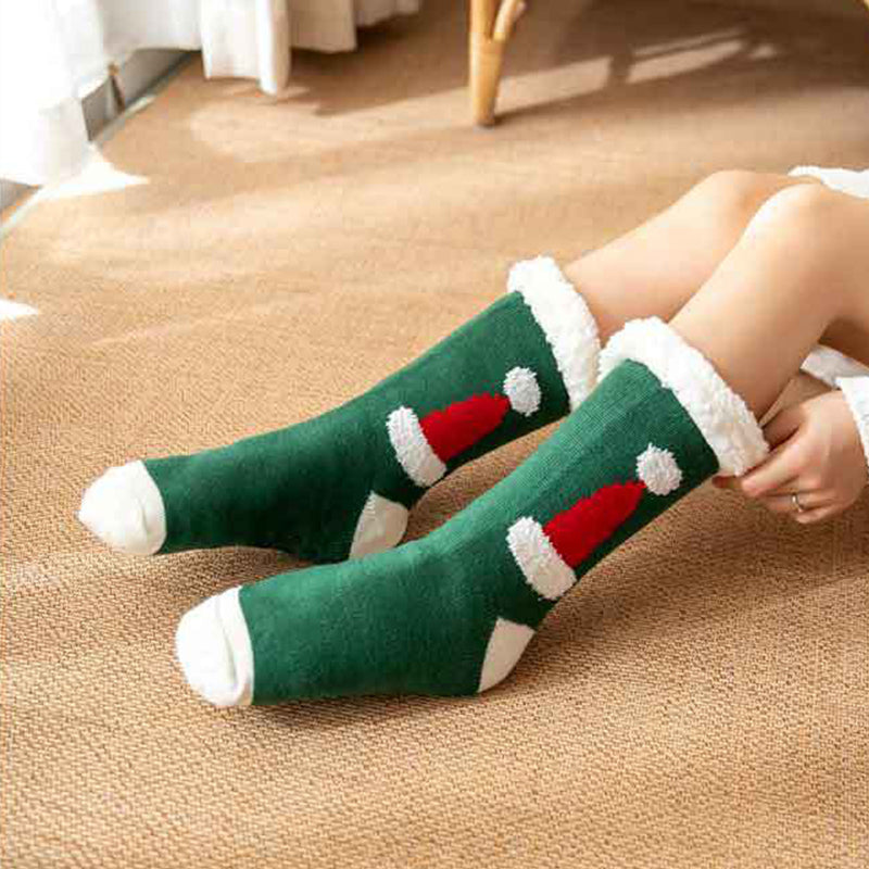 Christmas Plush Floor Socks