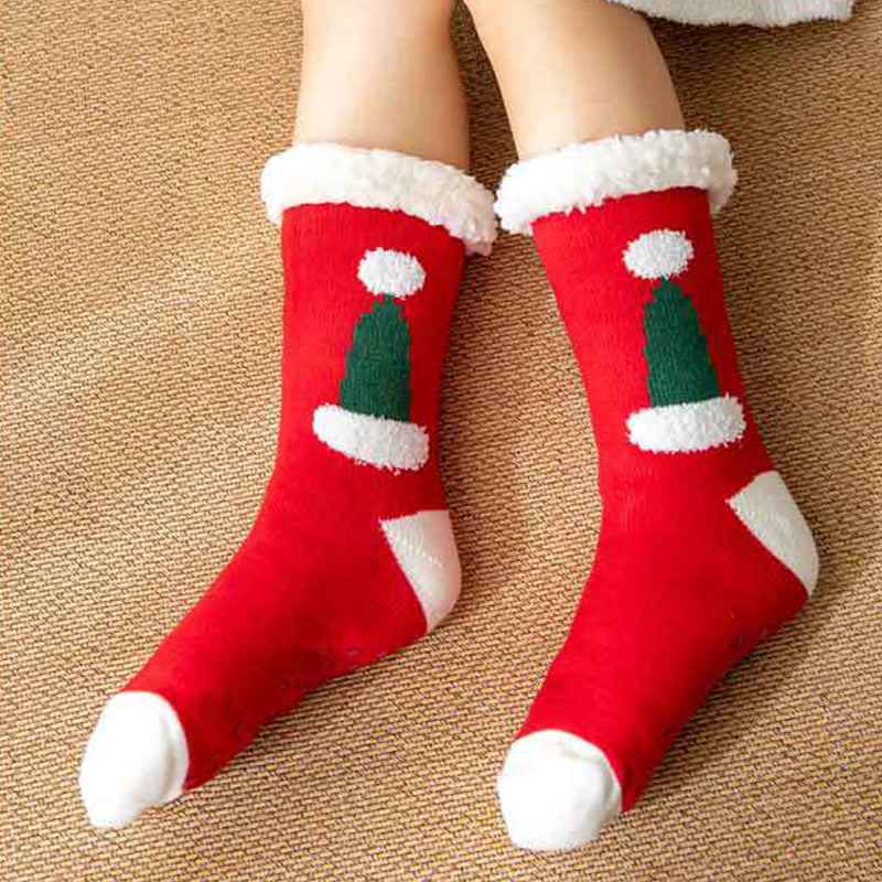 Christmas Plush Floor Socks