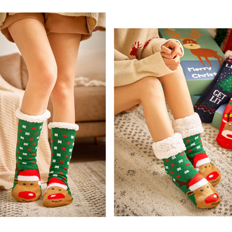 Christmas Plush Floor Socks