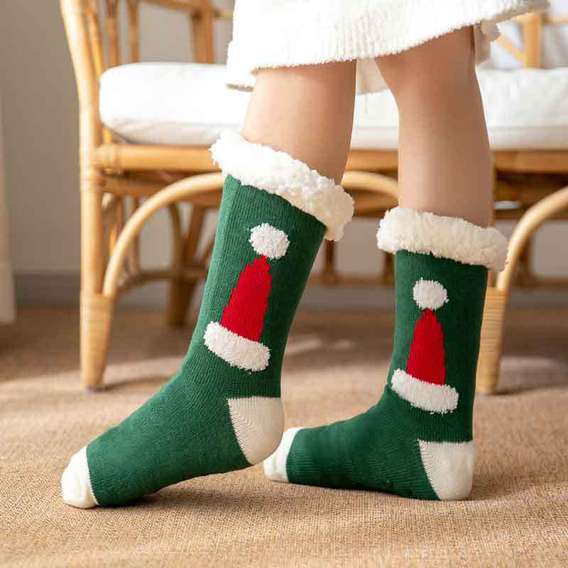 Christmas Plush Floor Socks