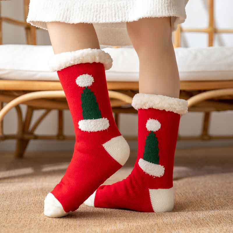 Christmas Plush Floor Socks