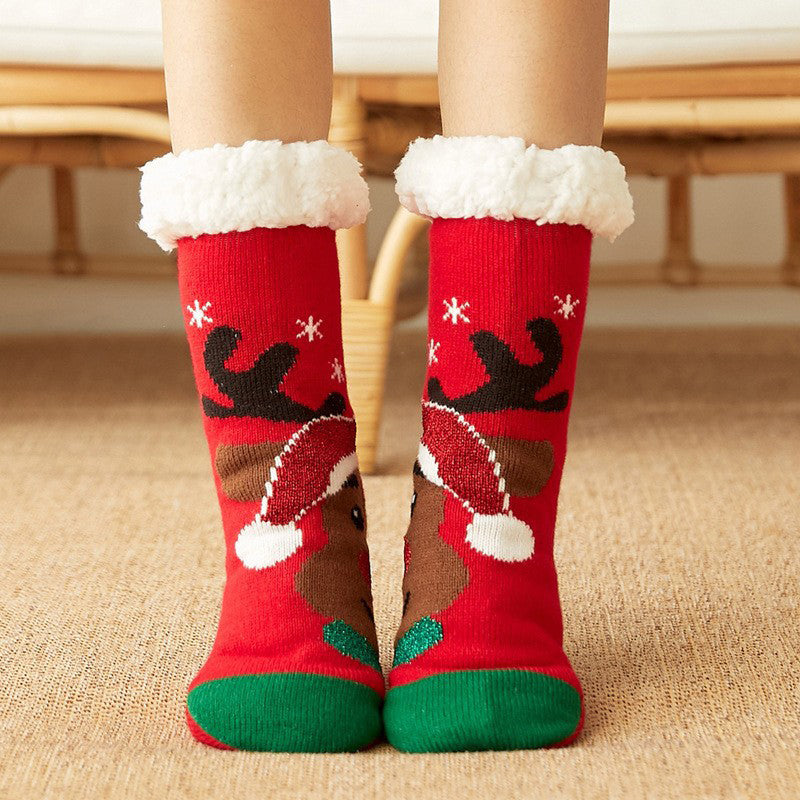 Christmas Plush Floor Socks