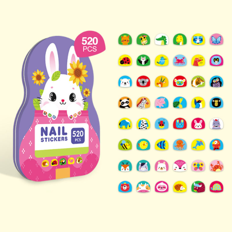 Kids Nail Stickers(520pcs )