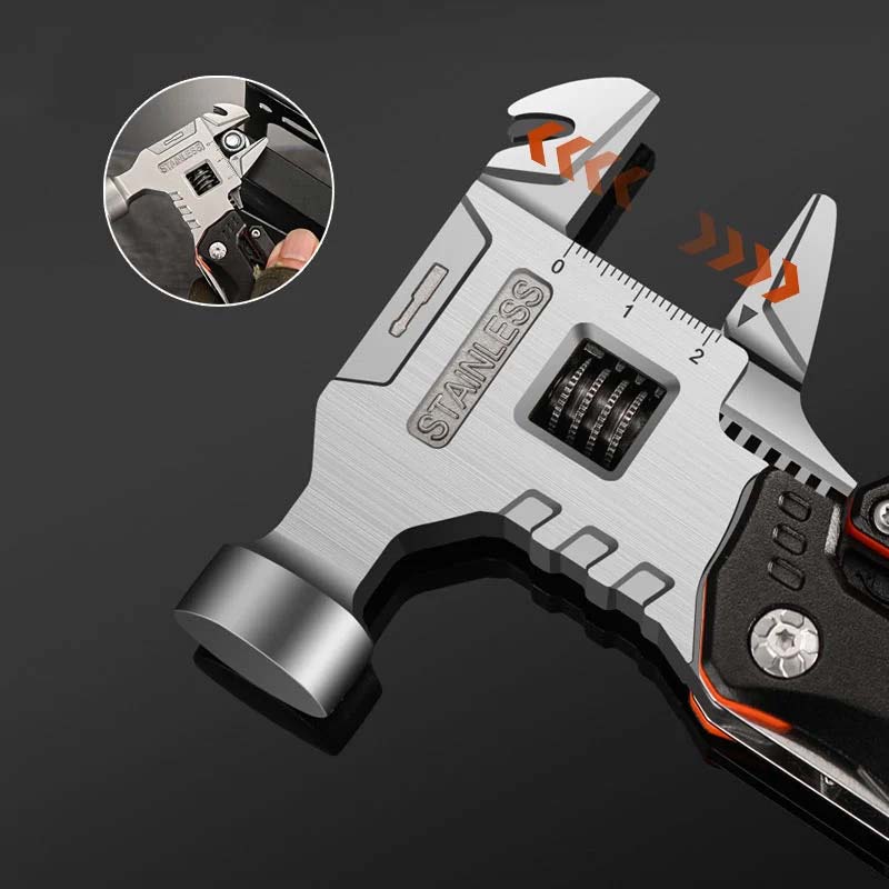 Multifunctional Stainless Steel Folding Ball Peen Hammer