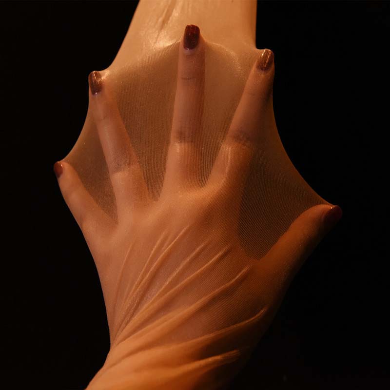 Oiled 1D Ultra-thin Sexy Pearlescent Stockings