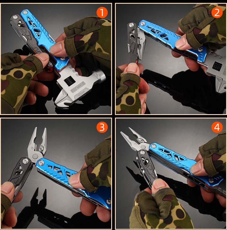 Multifunctional Stainless Steel Folding Ball Peen Hammer