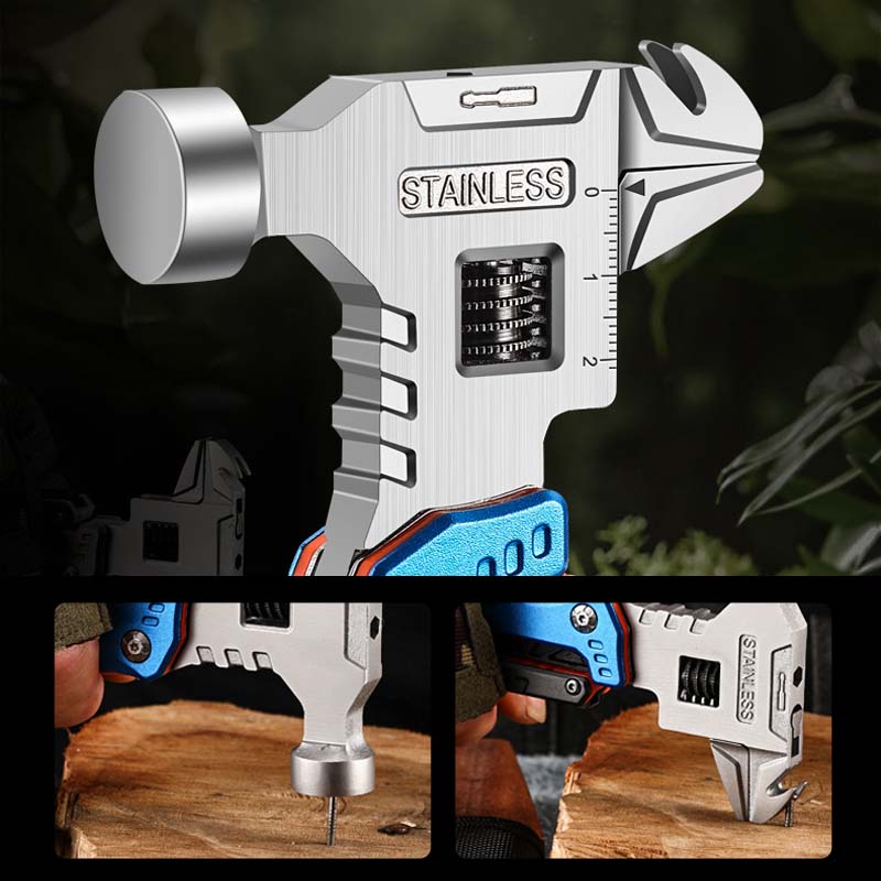 Multifunctional Stainless Steel Folding Ball Peen Hammer