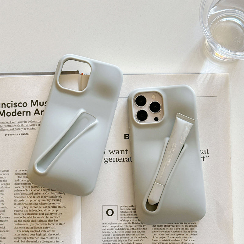 Lip gloss holder phonecase