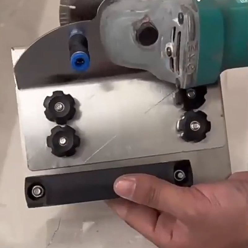 Portable Angle Grinder Tile Chamfering Frame