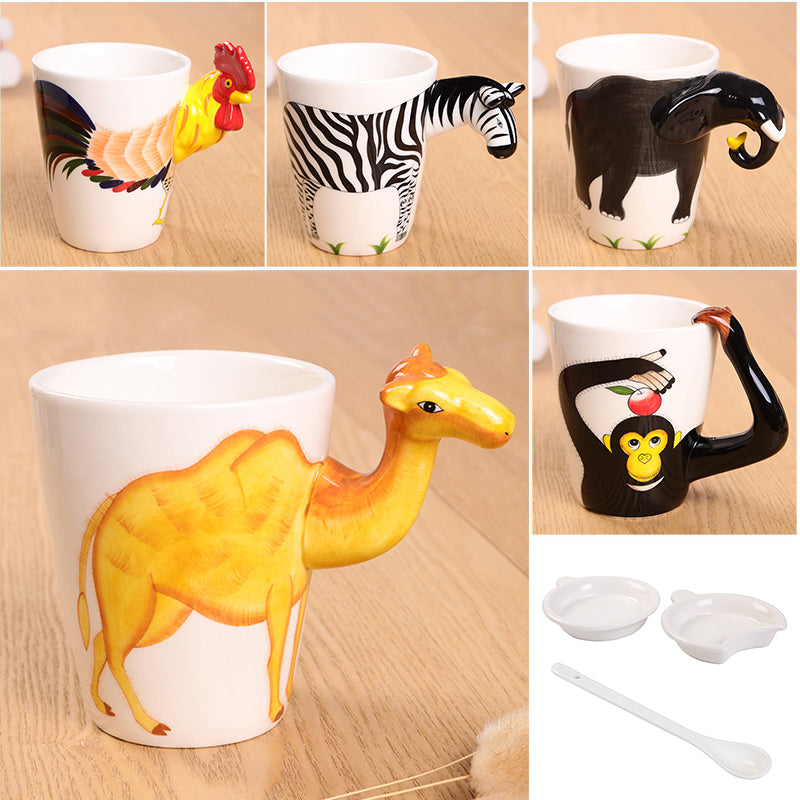 3D animal mug