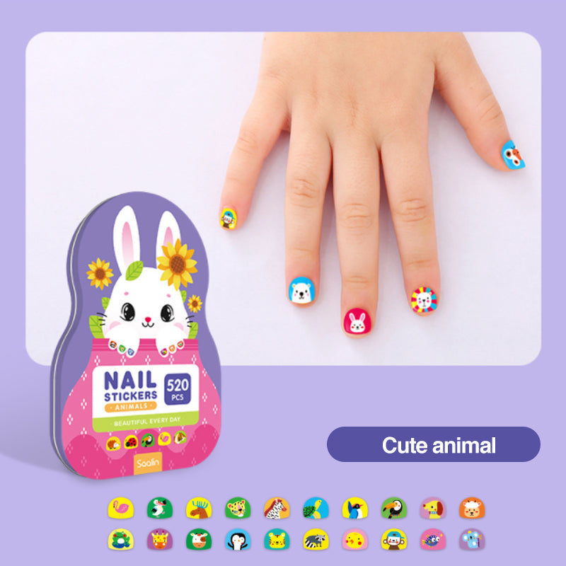 Kids Nail Stickers(520pcs )