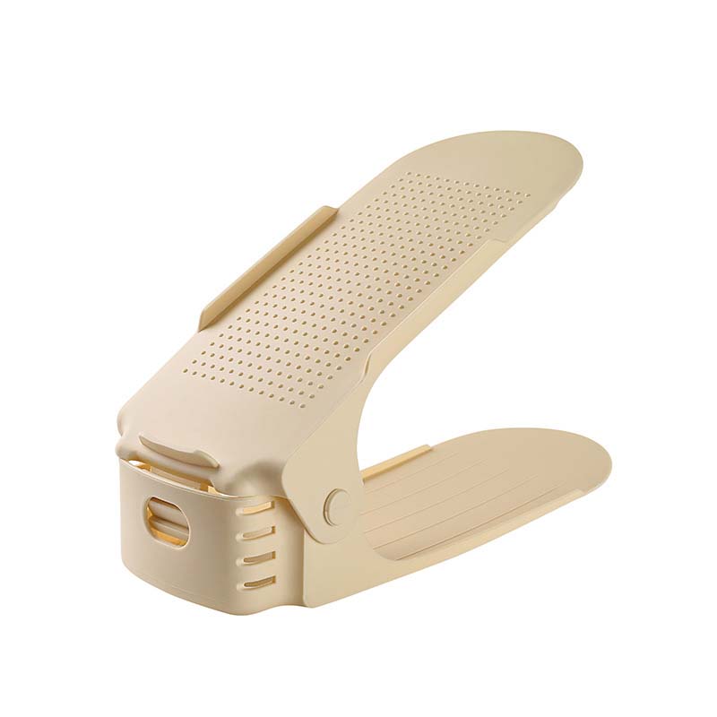 Adjustable double-layer shoe storage rack