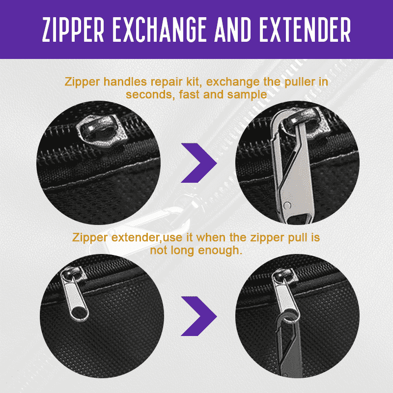 Universal Detachable Zipper Puller(1 SET/6pcs)