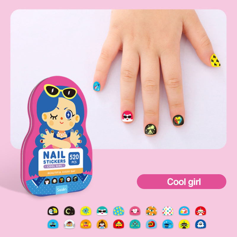Kids Nail Stickers(520pcs )