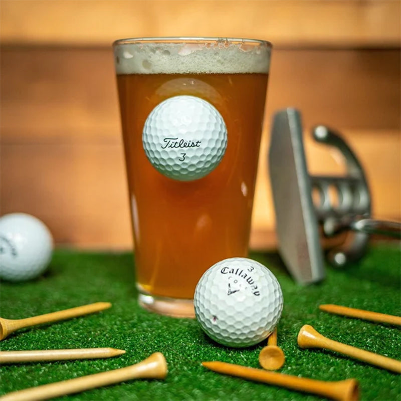 šGolf Ball Pint Glass