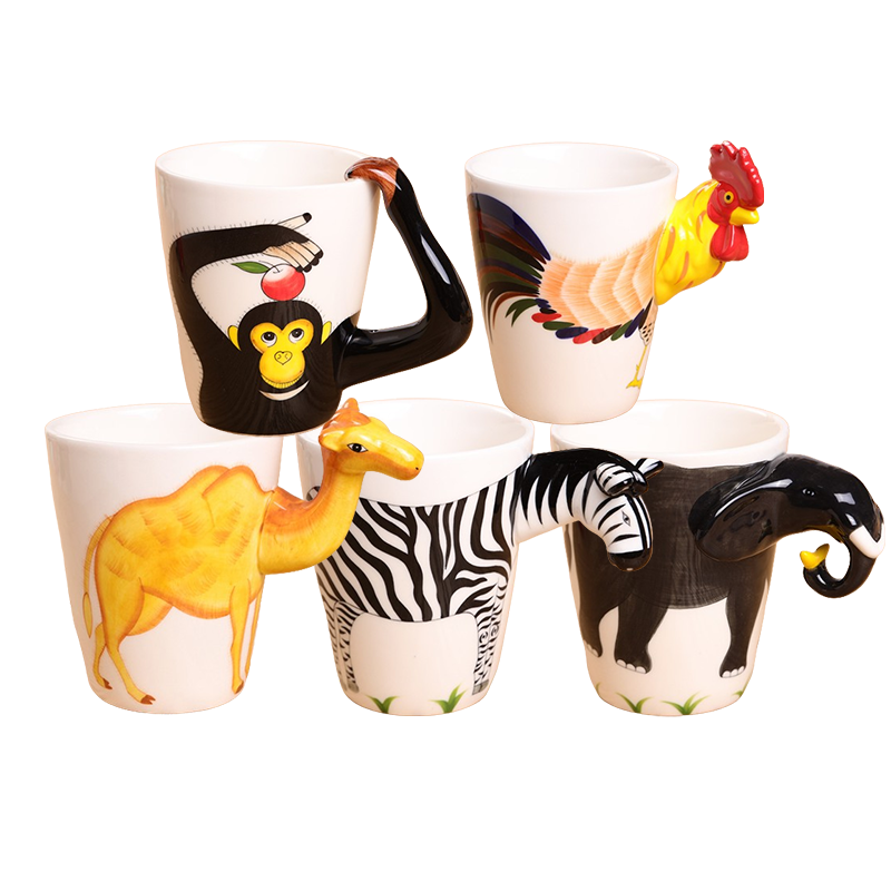 3D animal mug