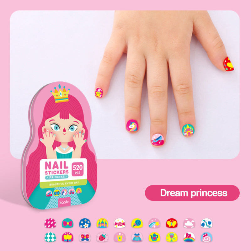 Kids Nail Stickers(520pcs )