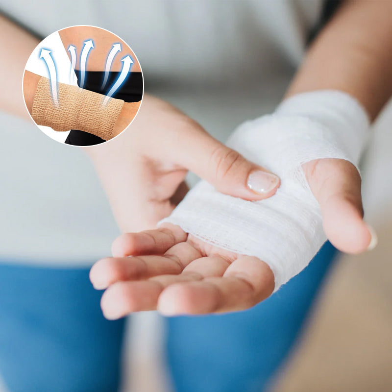 Self-adhesive bandage