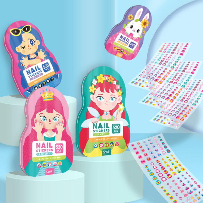 Kids Nail Stickers(520pcs )