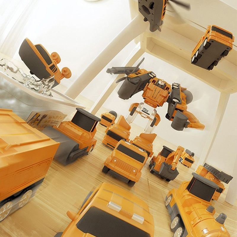 Magnetic Transform Engineering Assembled  Cars