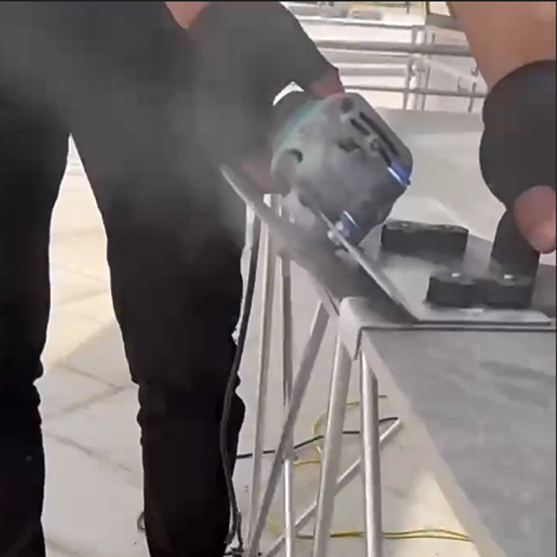 Portable Angle Grinder Tile Chamfering Frame