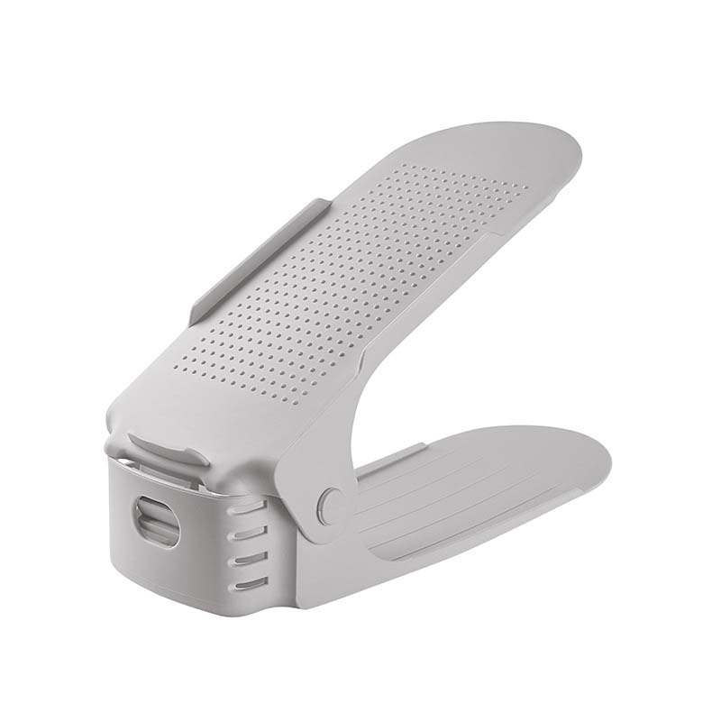 Adjustable double-layer shoe storage rack