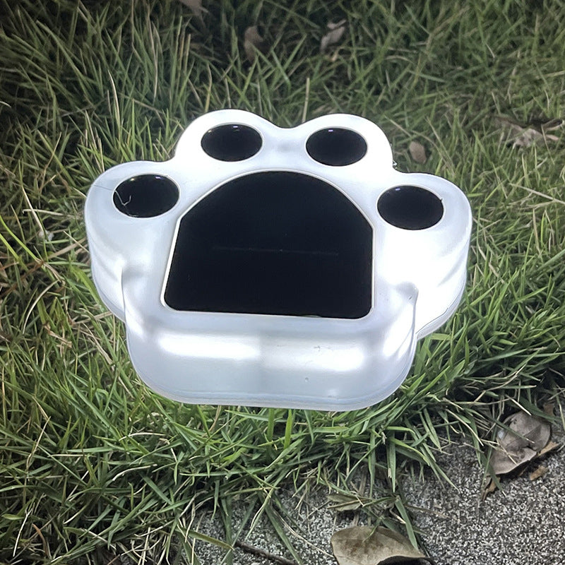 Solar bear paw lamp