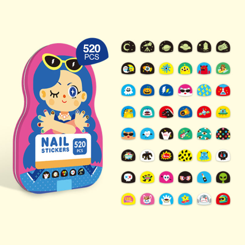 Kids Nail Stickers(520pcs )