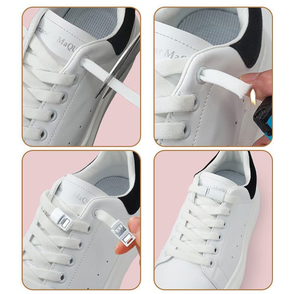 Magnetic Lazy Shoelace Metal Buckle