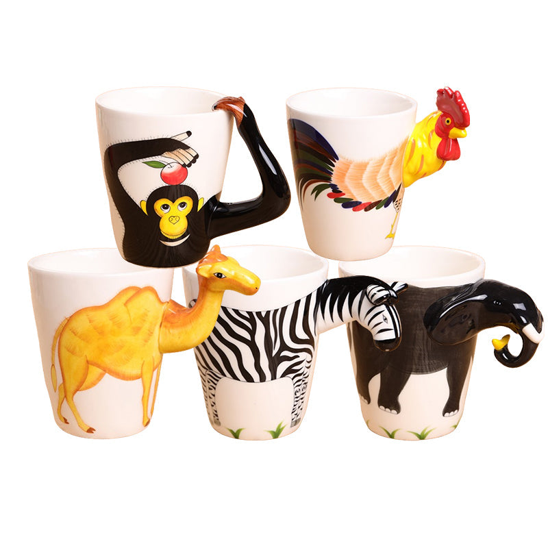 3D animal mug