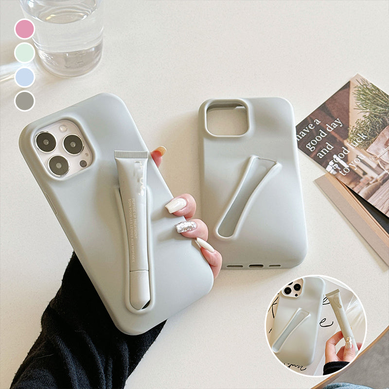 Lip gloss holder phonecase