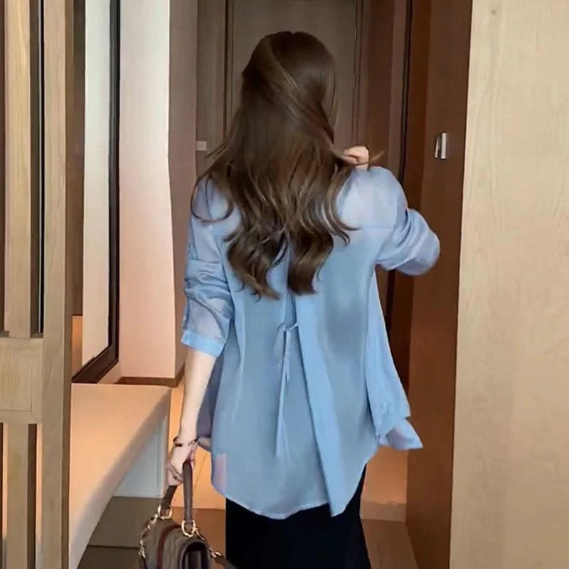 Summer Sunscreen Chiffon Shirt