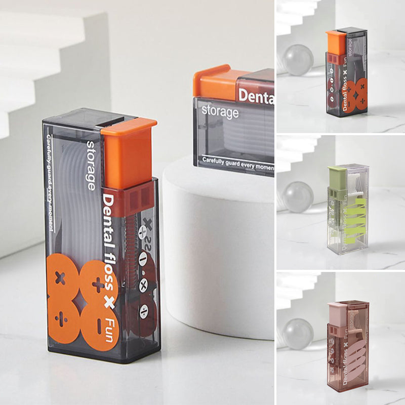 Portable pop-up toothpick box