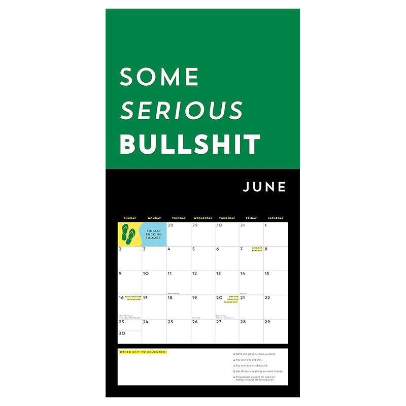 F*cking 2024 Wall Calendar
