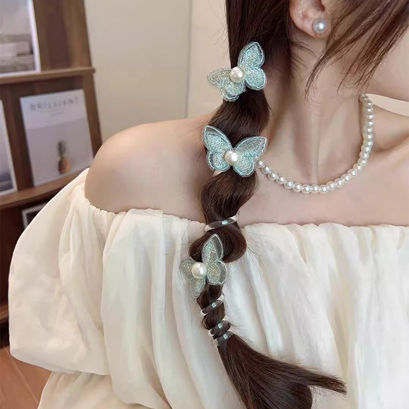 Elastic Coils Multi Color Hair Ponytail Braids Fixed Hair Rope Accessory
