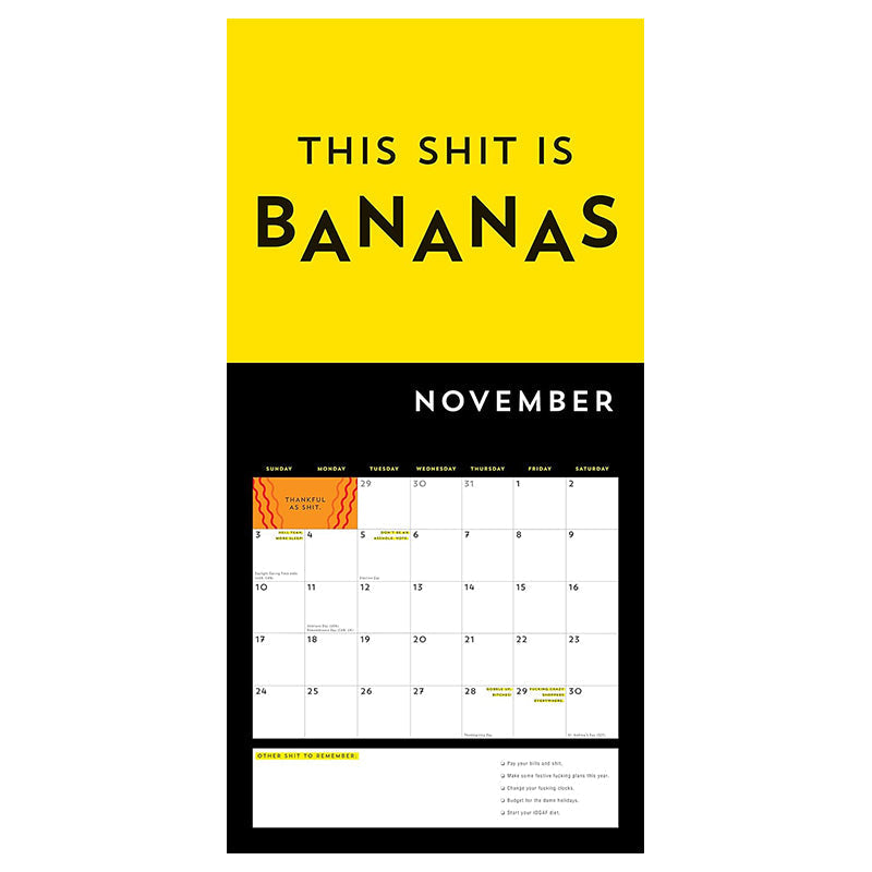 F*cking 2024 Wall Calendar