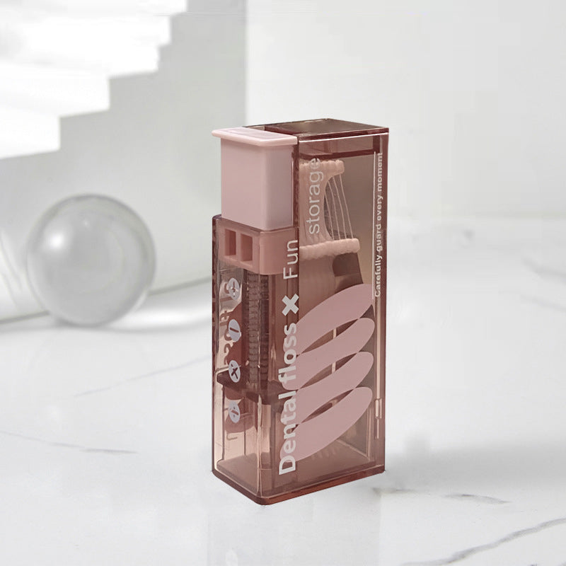 Portable pop-up toothpick box