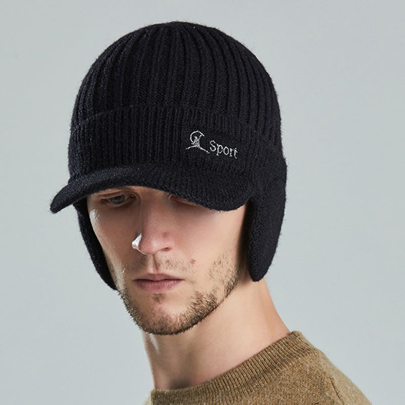 Knitted ear protector