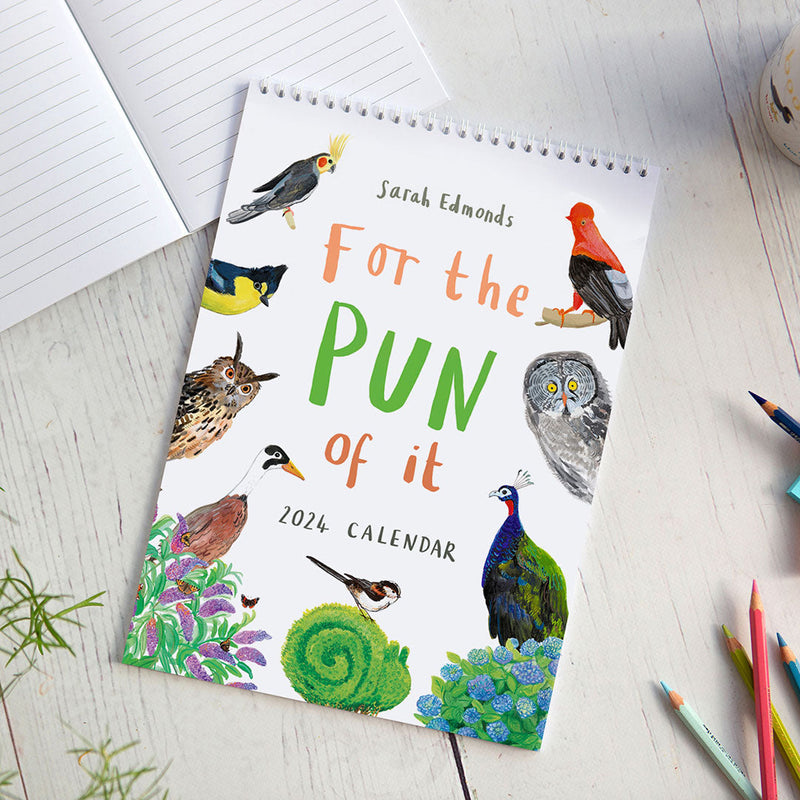 2024 'For The Pun Of It' Cheeky Wall Calendar