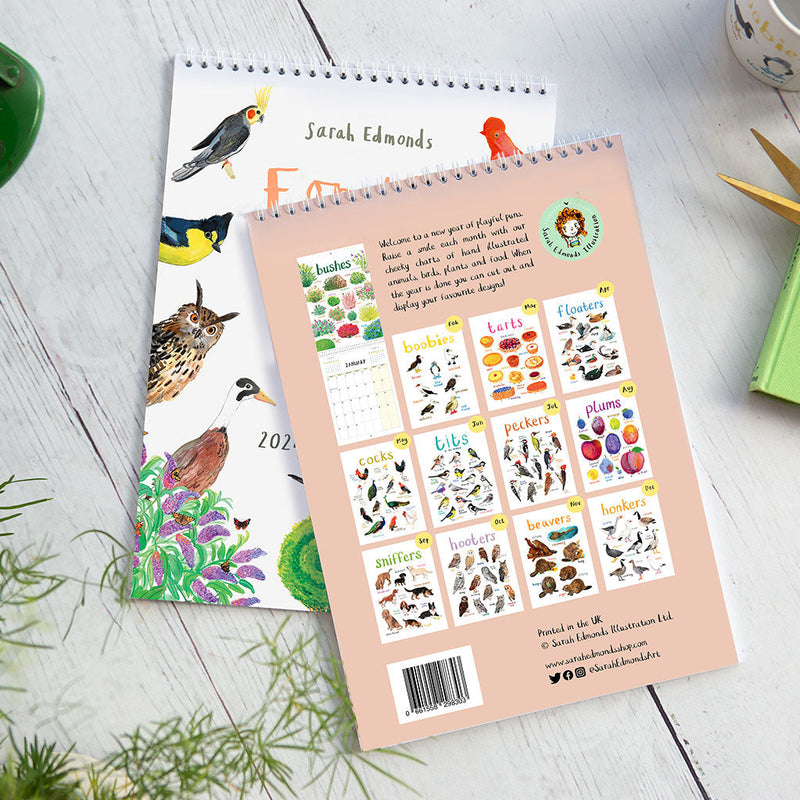 2024 'For The Pun Of It' Cheeky Wall Calendar