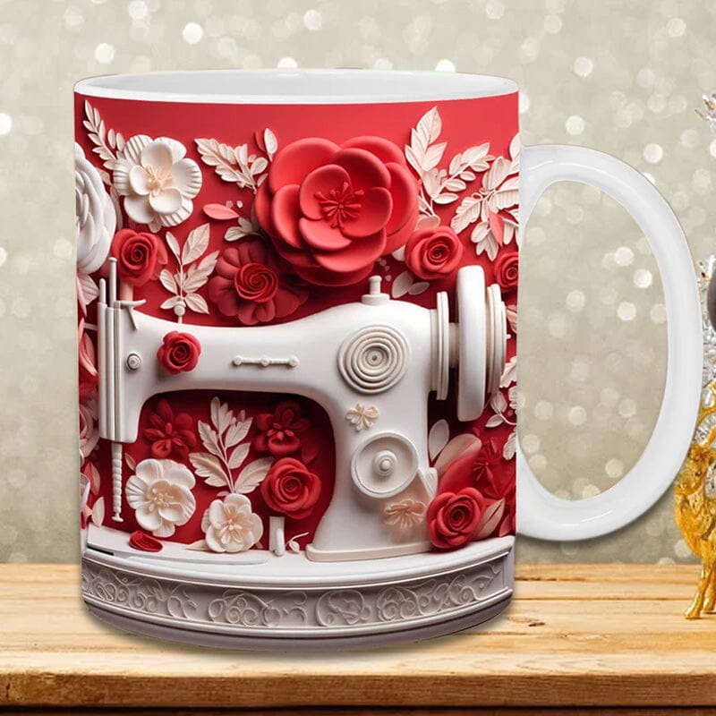 New 3D sewing machine mug