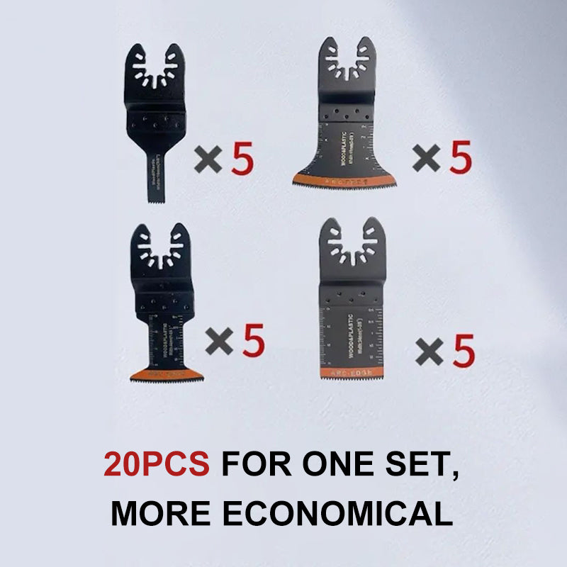 Curved-Edge Oscillating Tool Blades (20 PCS)