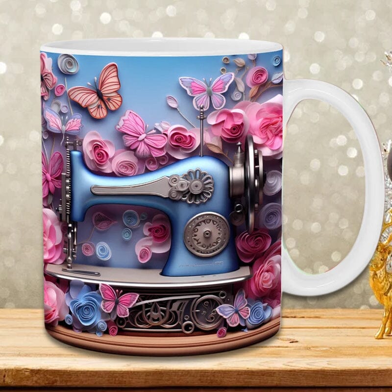 New 3D sewing machine mug