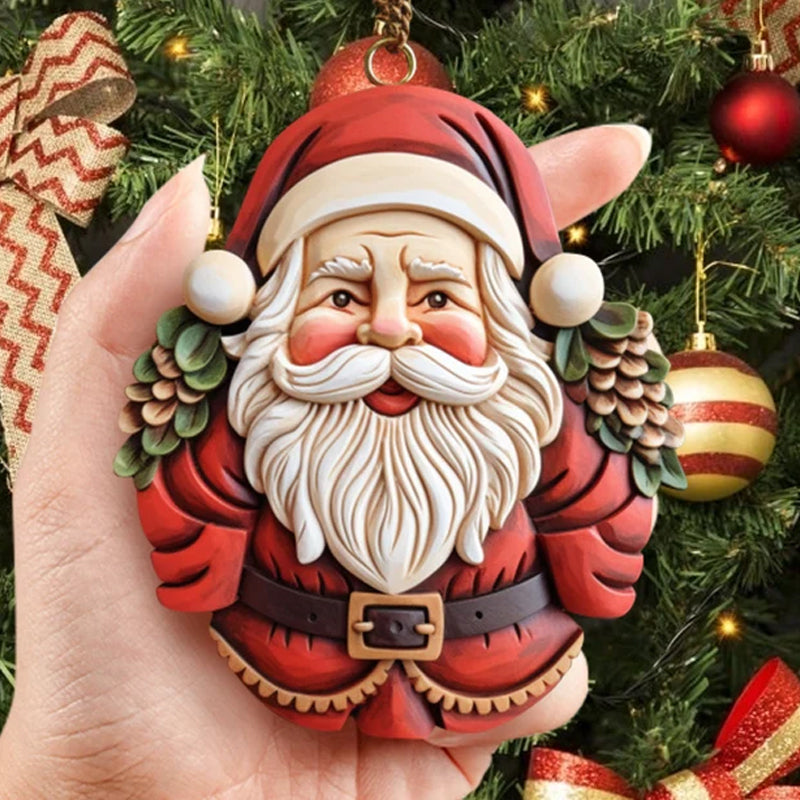 Resin Santa Claus Pendant
