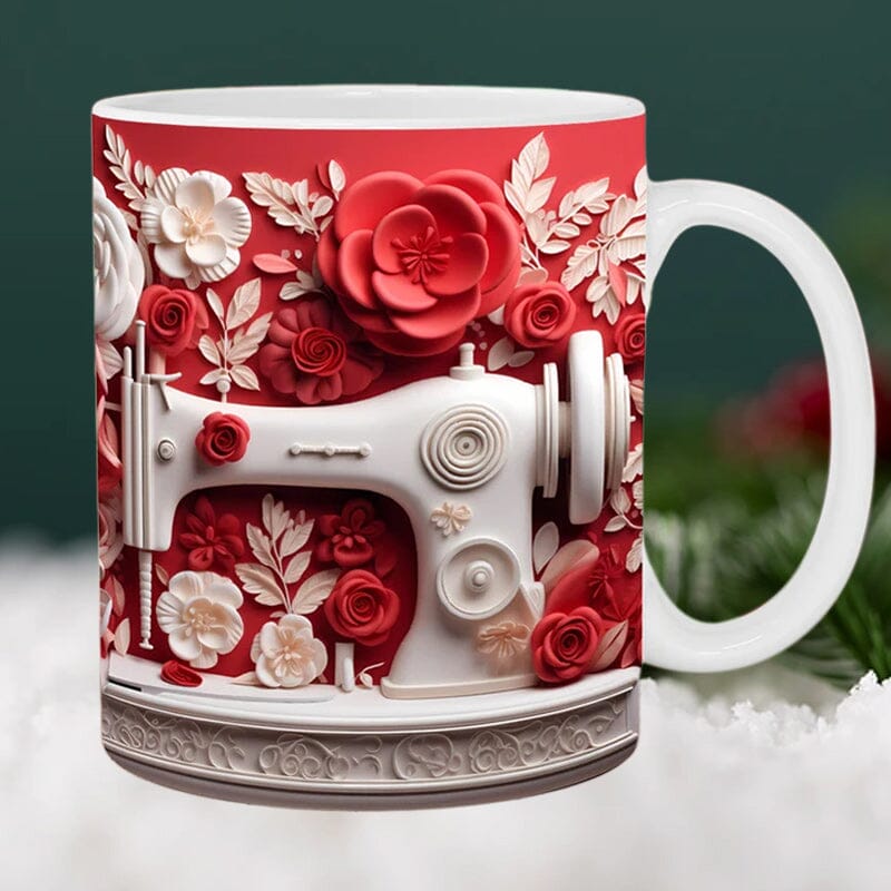 New 3D sewing machine mug