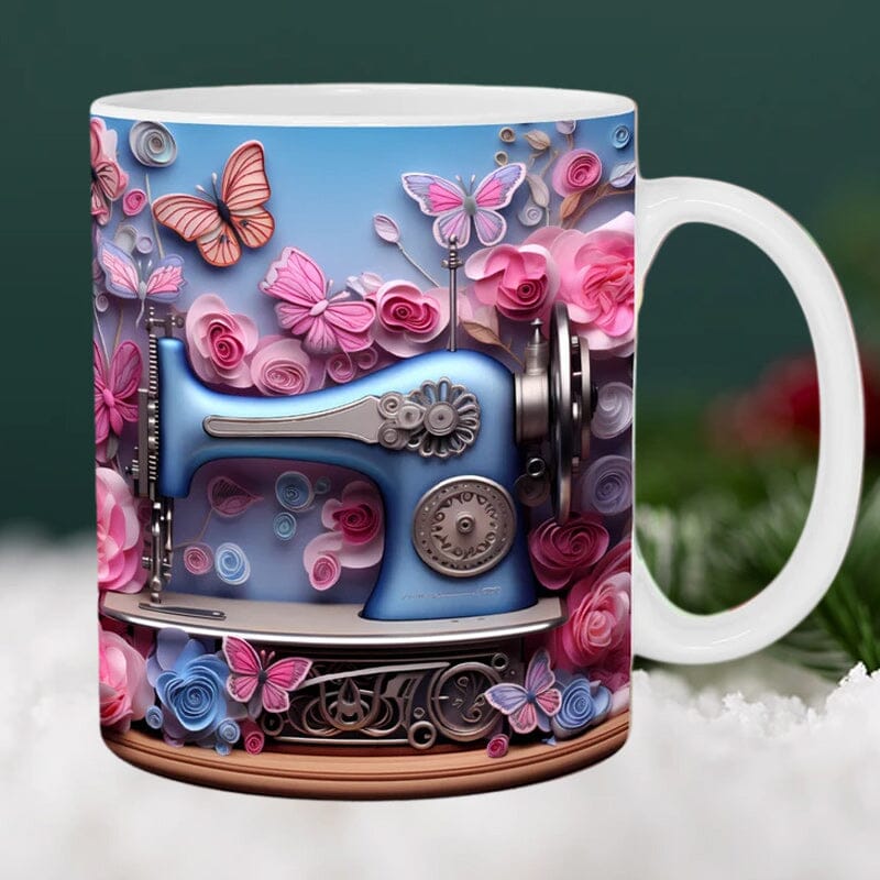 New 3D sewing machine mug