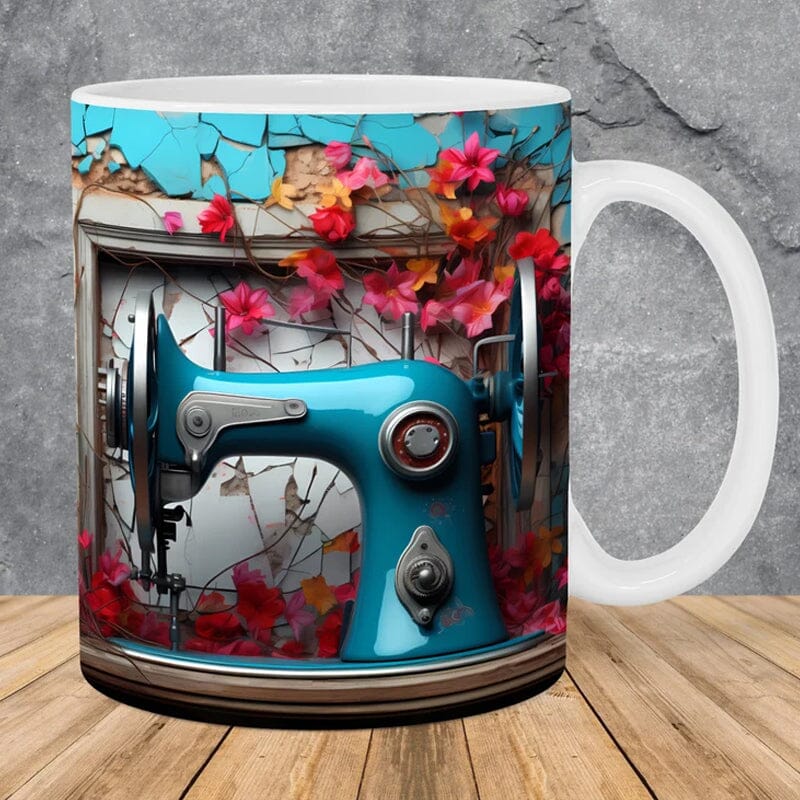New 3D sewing machine mug