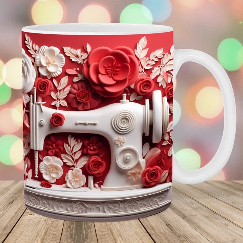 New 3D sewing machine mug