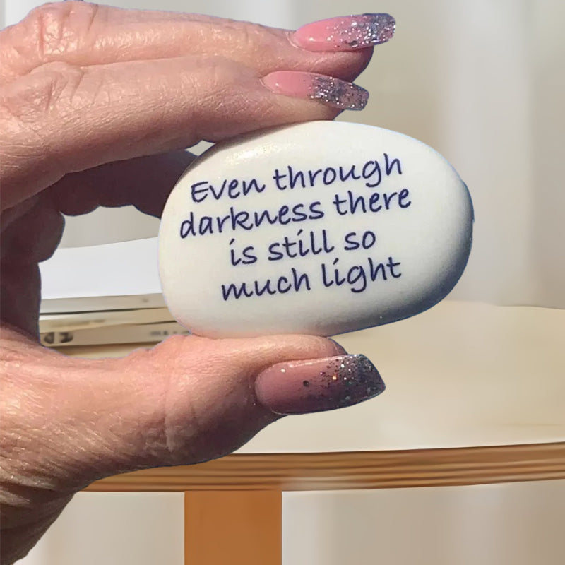 Positive Pocket Hug Pebble